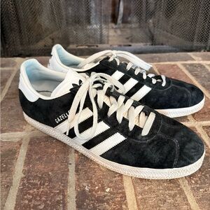 Adidas Gazelle Black and White Shoes